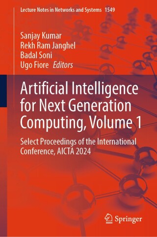 Imagen de portada: Artificial Intelligence for Next Generation Computing, Volume 1 9789819507009