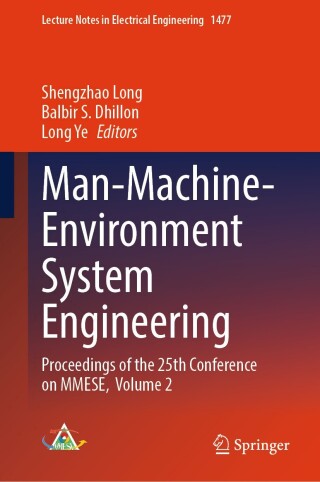 Imagen de portada: Man-Machine-Environment System Engineering 9789819519071