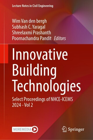 Imagen de portada: Innovative Building Technologies 9789819520299