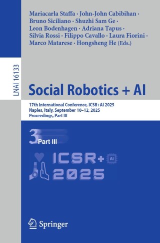 Cover image: Social Robotics + AI 9789819523979