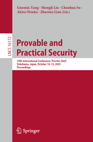 Titelbild: Provable and Practical Security 9789819529605
