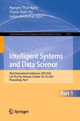 Imagen de portada: Intelligent Systems and Data Science 9789819533541