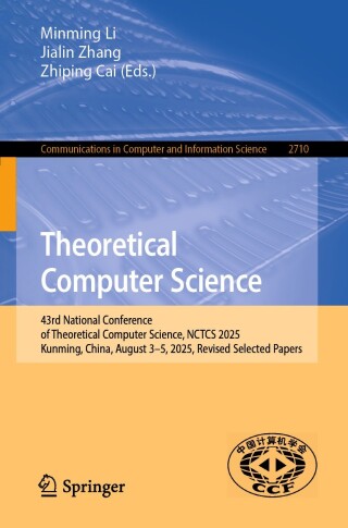 Imagen de portada: Theoretical Computer Science 9789819536429