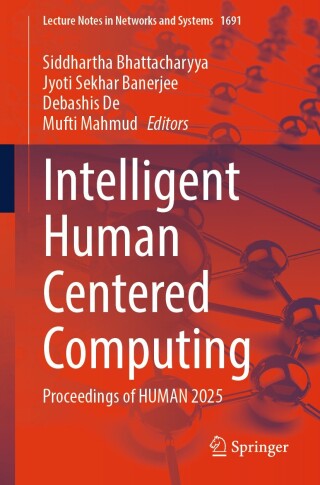 Imagen de portada: Intelligent Human Centered Computing 9789819536702