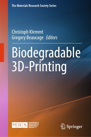 Imagen de portada: Biodegradable 3D-Printing 9789819540242