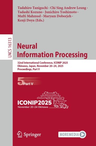 Omslagafbeelding: Neural Information Processing 9789819544448