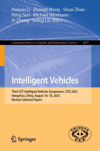 Titelbild: Intelligent Vehicles 9789819548743
