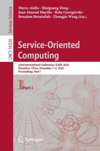 表紙画像: Service-Oriented Computing 9789819550111