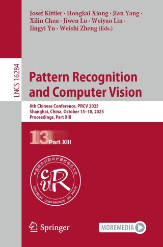 Imagen de portada: Pattern Recognition and Computer Vision 9789819556335