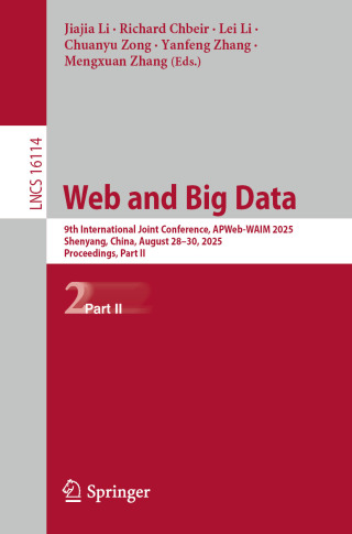 Omslagafbeelding: Web and Big Data 9789819557158