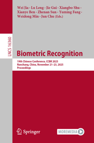 Cover image: Biometric Recognition 9789819561223