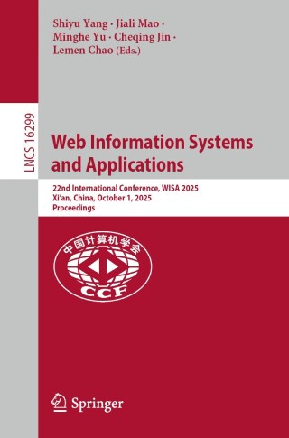 Imagen de portada: Web Information Systems and Applications 9789819564255
