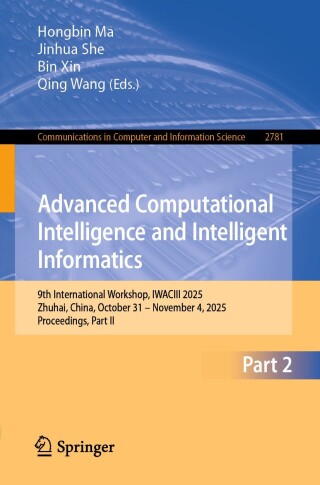 Imagen de portada: Advanced Computational Intelligence and Intelligent Informatics 9789819567324