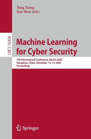 Imagen de portada: Machine Learning for Cyber Security 9789819578191