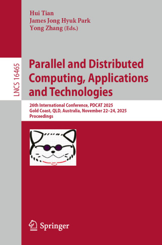 Cover image: Parallel and Distributed Computing, Applications and Technologies 9789819598458
