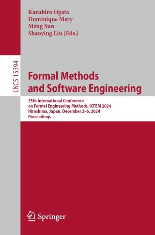 Titelbild: Formal Methods and Software Engineering 9789819606160