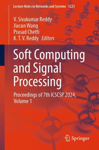 Cover image: Soft Computing and Signal Processing 9789819609239