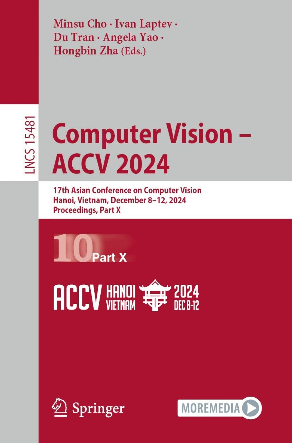 Computer Vision – ACCV 2024 17th Asian Conference on Computer Vision, Hanoi, Vietnam, December 8–12, 2024, Proceedings, Part X