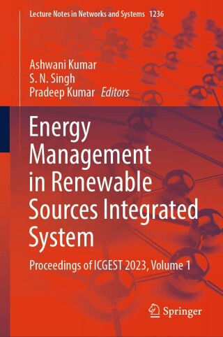 Cover image: Energy Management in Renewable Sources Integrated System 9789819610112