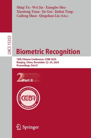 Imagen de portada: Biometric Recognition 9789819610709