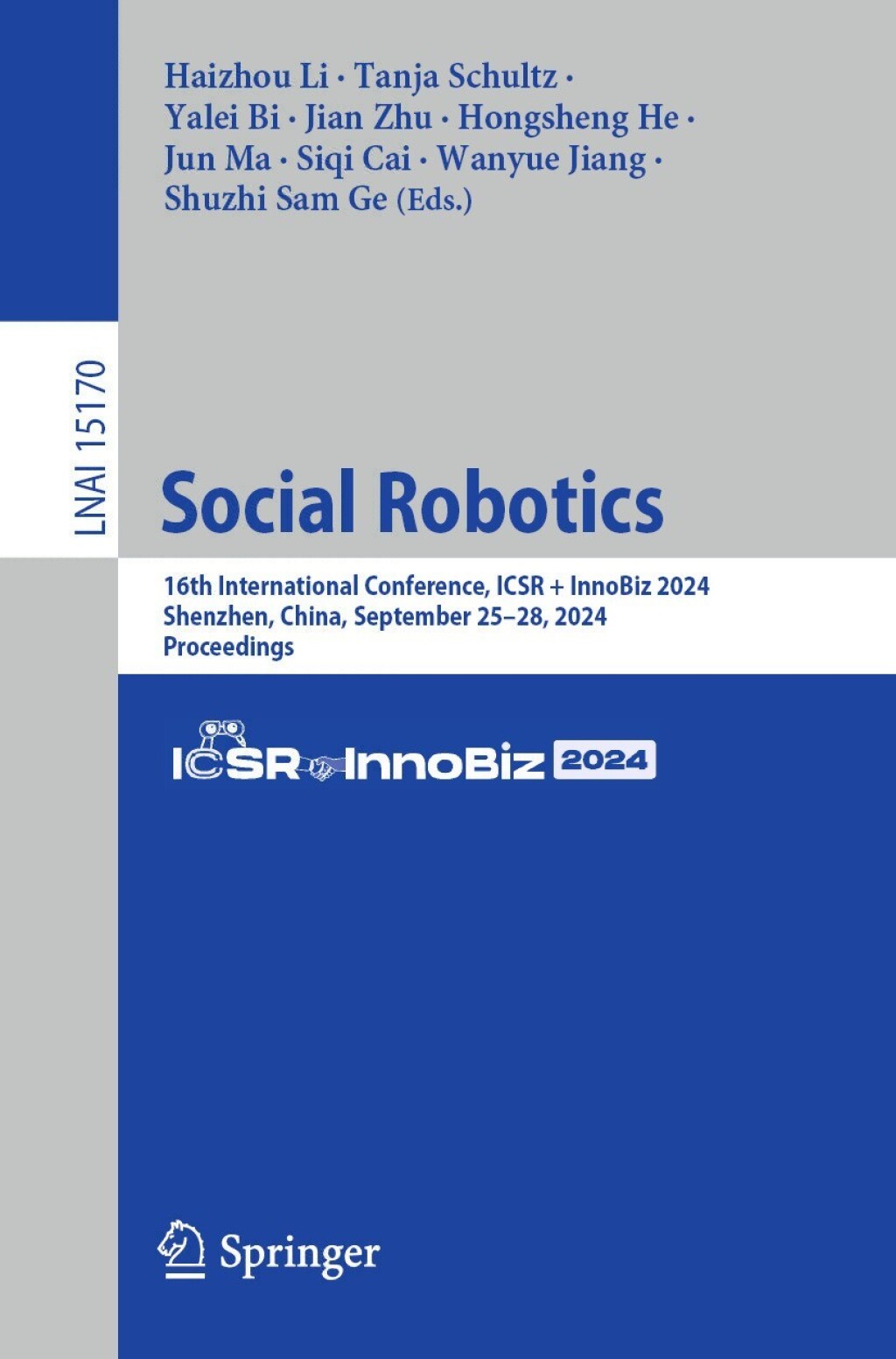 ISBN 9789819611508 product image for Social Robotics (eBook Rental) | upcitemdb.com
