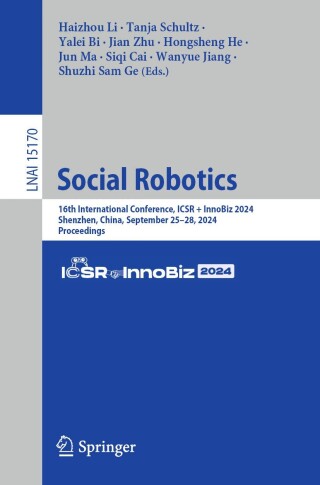 Imagen de portada: Social Robotics 9789819611508