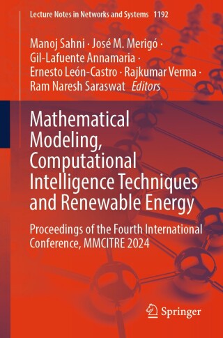 Cover image: Mathematical Modeling, Computational Intelligence Techniques and Renewable Energy 9789819614486