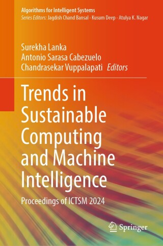 Omslagafbeelding: Trends in Sustainable Computing and Machine Intelligence 9789819614516