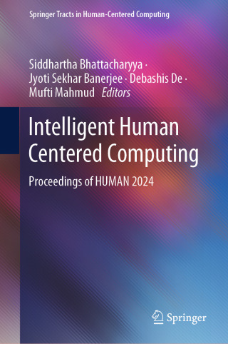 Imagen de portada: Intelligent Human Centered Computing 9789819617609