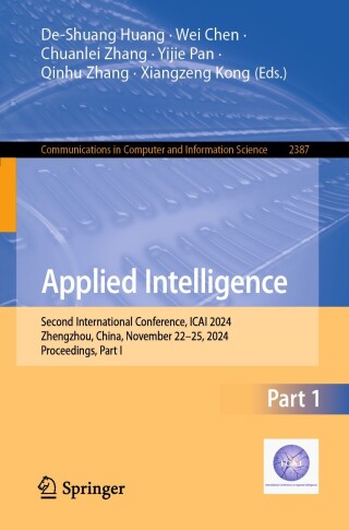 Imagen de portada: Applied Intelligence 9789819619061