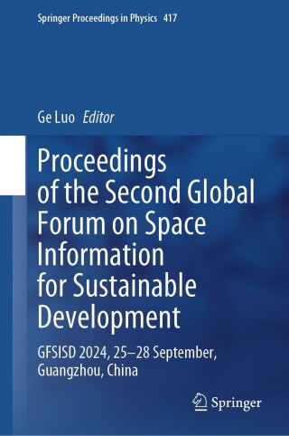 Cover image: Proceedings of the Second Global Forum on Space Information for Sustainable Development 9789819624898