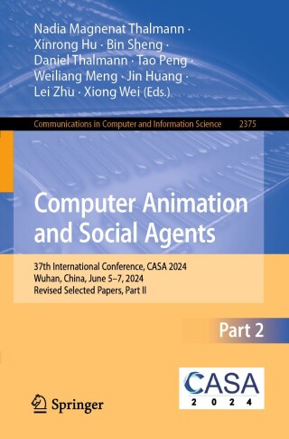 Immagine di copertina: Computer Animation and Social Agents 9789819626830