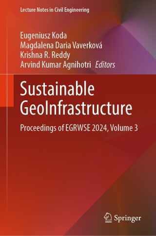 Cover image: Sustainable GeoInfrastructure 9789819627097