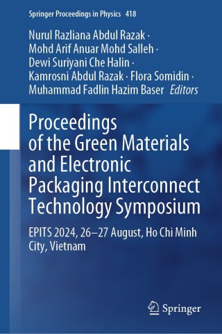 Cover image: Proceedings of the Green Materials and Electronic Packaging Interconnect Technology Symposium 9789819628704