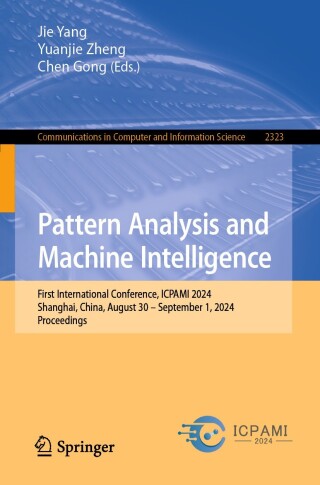 Imagen de portada: Pattern Analysis and Machine Intelligence 9789819633487