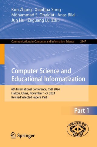 Imagen de portada: Computer Science and Educational Informatization 9789819637348