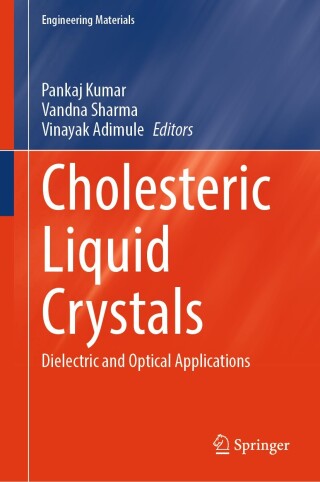 Imagen de portada: Cholesteric Liquid Crystals 9789819638208
