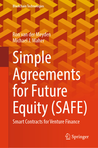 Imagen de portada: Simple Agreements for Future Equity (SAFE) 9789819639199