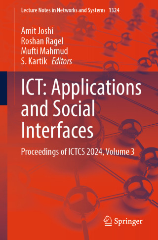 Cover image: ICT: Applications and Social Interfaces 9789819641413
