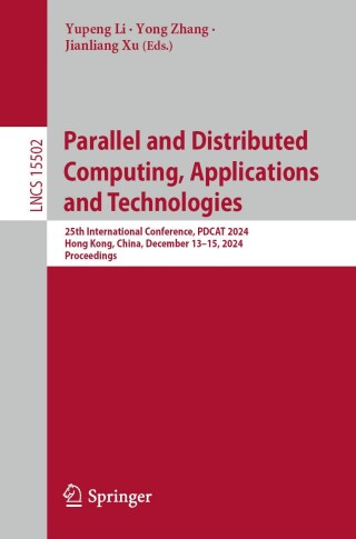 Cover image: Parallel and Distributed Computing, Applications and Technologies 9789819642069