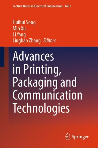 Cover image: Advances in Printing, Packaging and Communication Technologies 9789819644667