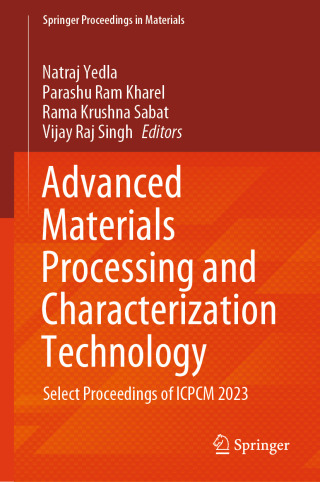 Imagen de portada: Advanced Materials Processing and Characterization Technology 9789819646319