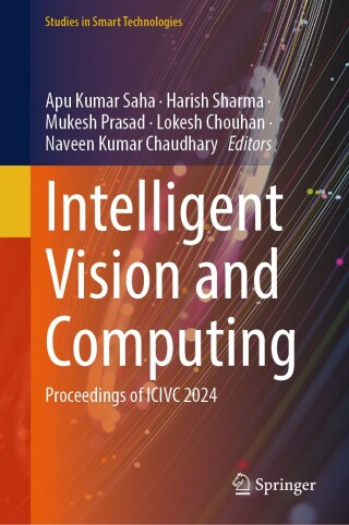 Imagen de portada: Intelligent Vision and Computing 9789819647217