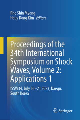 Cover image: Proceedings of the 34th International Symposium on Shock Waves, Volume 2: Applications 1 9789819647705