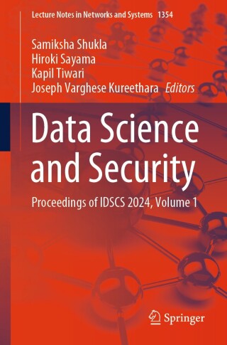 Imagen de portada: Data Science and Security 9789819648795