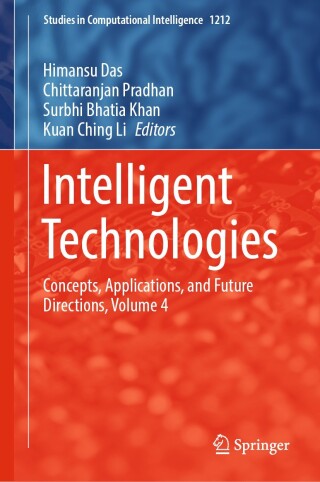 Cover image: Intelligent Technologies 9789819655847