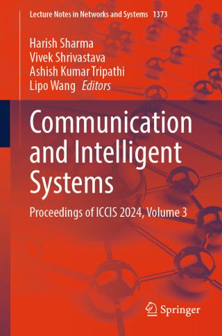Imagen de portada: Communication and Intelligent Systems 9789819657285