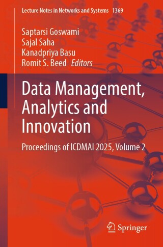 Imagen de portada: Data Management, Analytics and Innovation 9789819658596