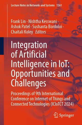 Imagen de portada: Integration of Artificial Intelligence in IoT: Opportunities and Challenges 9789819659173