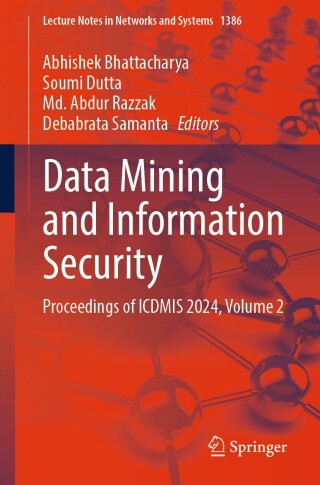 Imagen de portada: Data Mining and Information Security 9789819660520